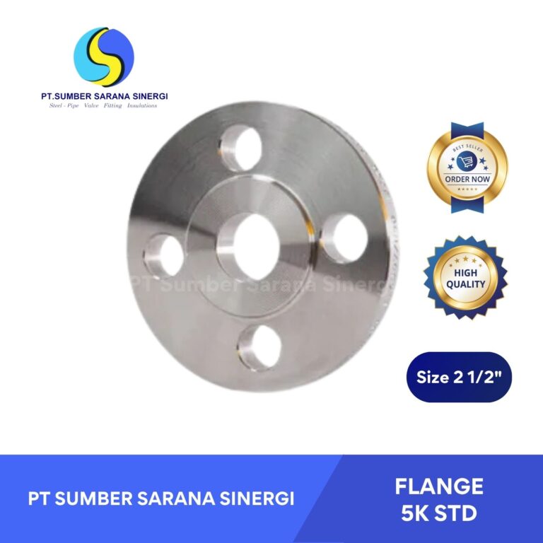 Flange 5K STD Ukuran 2 1/2″ Sambungan Pipa Material Baja