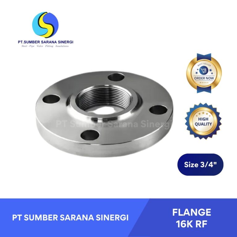 Flange Carbon Steel 16K RF 3/4 Inch – Flange Pipa Berkualitas untuk Instalasi Industri