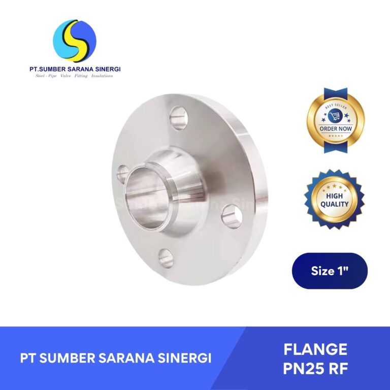 Flange Carbon Steel PN25 RF 1 Inch – Flange Pipa Berkualitas untuk Instalasi Industri
