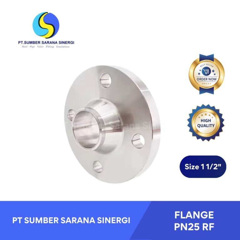 Flange Carbon Steel PN25 RF 1 1/2 Inch – Flange Pipa Berkualitas untuk Instalasi Industri