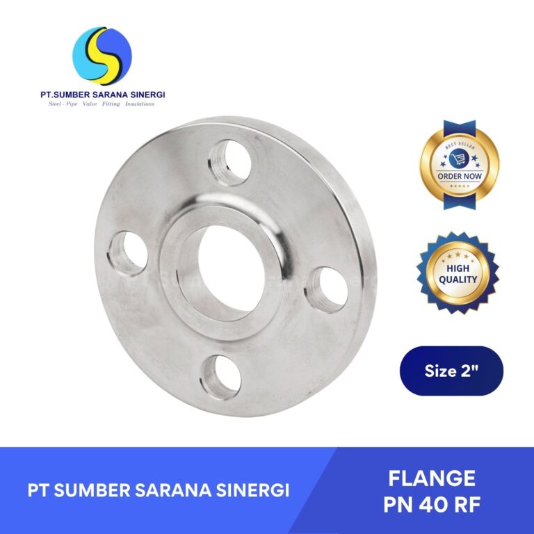 Flange Carbon Steel PN40 RF 2 Inch – Flange Pipa Berkualitas untuk Instalasi IndustriFlange Carbon Steel PN40 RF 2 Inch