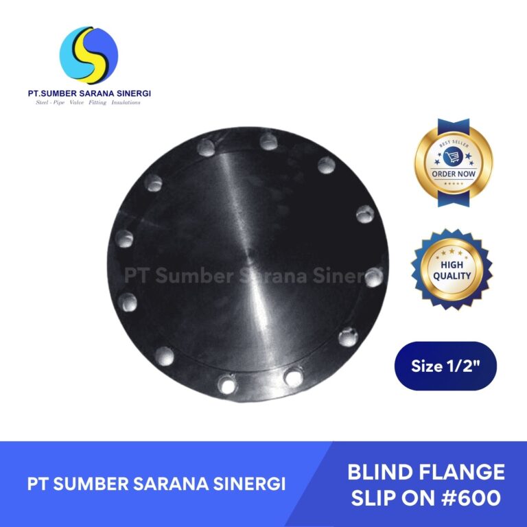 Blind Flange #600 A105 1/2 Inch – Flange Pipa Tekanan Tinggi