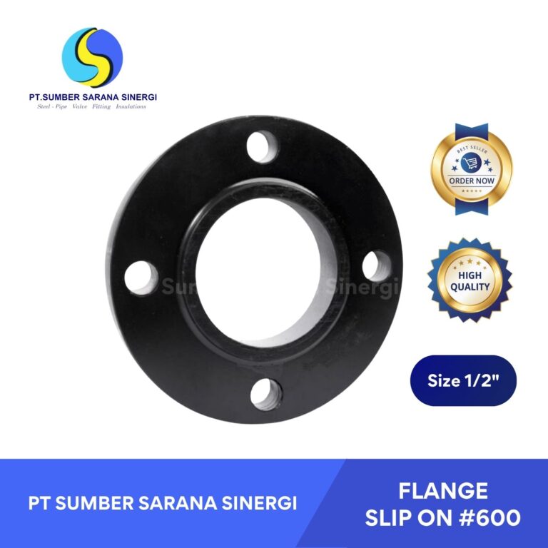 Flange Slip On #600 1/2 Inch – Flange Pipa Tekanan Tinggi